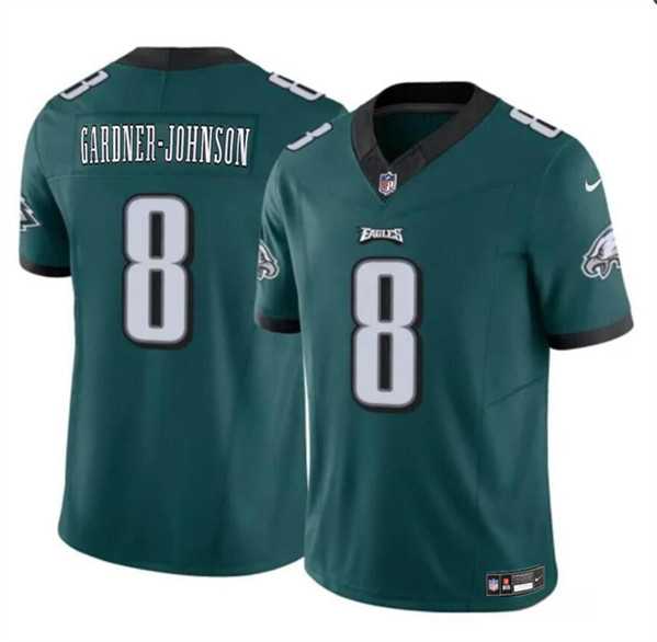 Youth Philadelphia Eagles #8 Chauncey Gardner-Johnson Green 2024 F.U.S.E. Vapor Untouchable Limited Stitched Jersey Dzhi